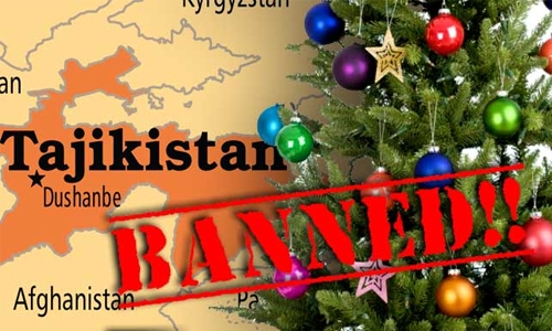 Tajikistan bans trees, decorations in schools during festive season