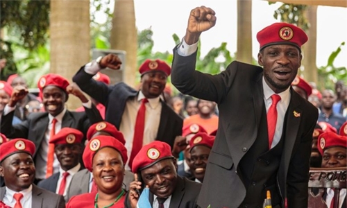 Uganda bans wearing of red beret, the opposition’s trademark
