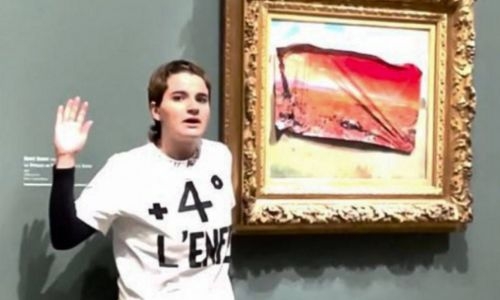 Activist arrested for attacking Monet painting in Paris