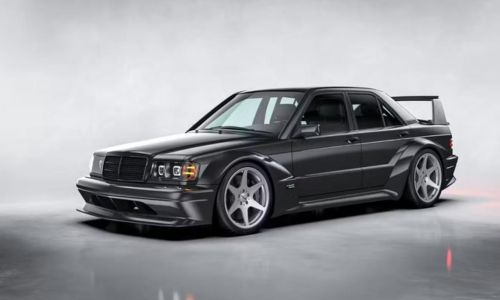 Mercedes-Benz 190E Restomod Chassis 000 up for auction
