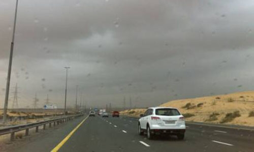 Rains and thunderstorms in Abu Dhabi and Dubai