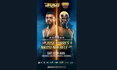 “Shorty” Torres faces Ndebele for vacant BRAVE CF Bantamweight title in Bogota
