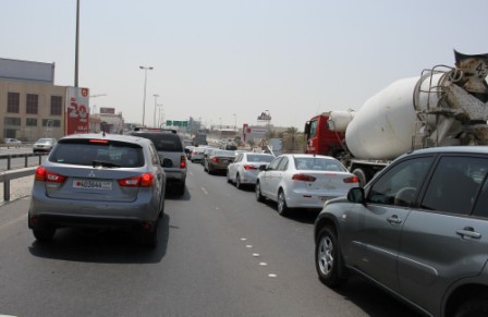 Bahrain witnesses heavy traffic jam