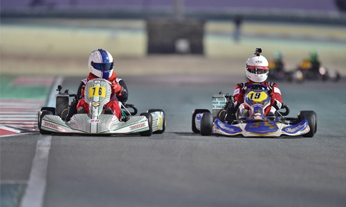 Hassan, Al Alawi shine in Bahrain Karting Sprint Championship
