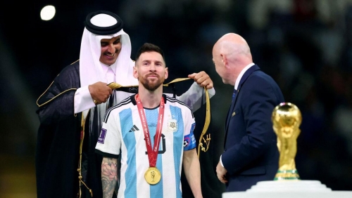 World Cup boom for maker of Arabic robe 'bisht' given to Messi by Qatar's Emir