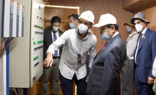 Sustainable energy chief makes inspection visits to project sites