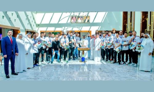 BOC holds welcome ceremony for Manama basketball team