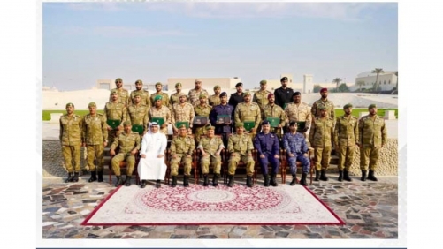 National Guard Staff Director Attends Graduation Ceremony for Officers at Sakhir Camp