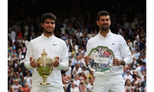 Alcaraz beats Djokovic in five sets to win first Wimbledon title
