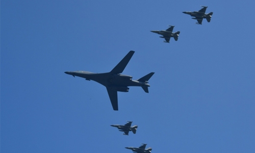 US bombers drill near Korea DMZ in show of force