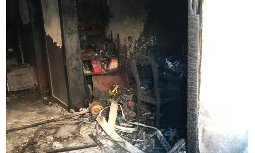 House severely damaged in fire near Hamad Town