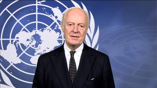 UN peace envoy for Syria heading to Moscow, Washington