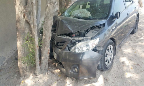 Bahraini woman injured in accident 