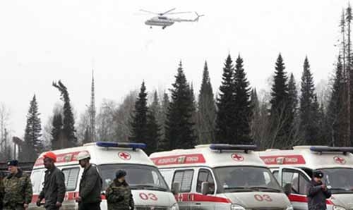 32 die in the explosions in Russia's Arctic mine: official