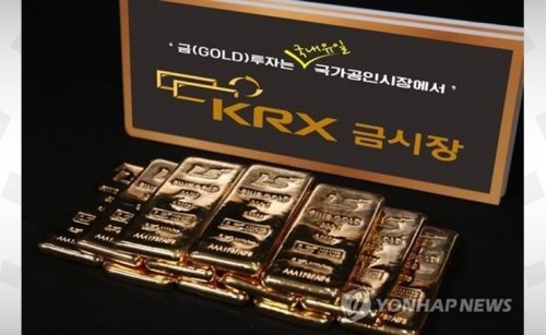 South Korea's gold market trading volume tops 20 tons