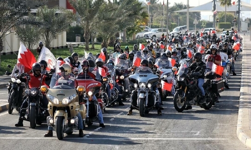 More than 300 Bahrain and GCC motorcyclists organise special march