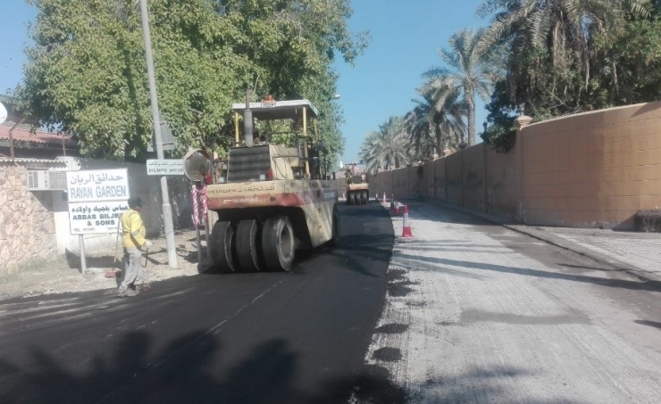 Ministry of Works: Completion of 83% of the work on a sewerage network development project on Al Nakheel Street