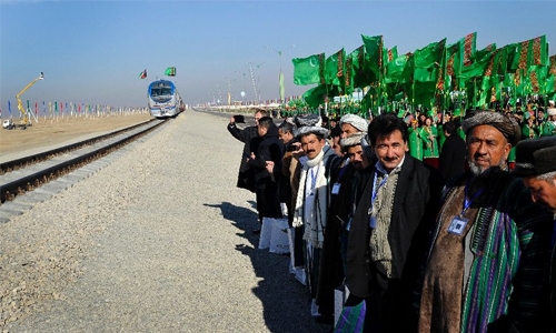 Turkmenistan opens first rail link with Afghanistan