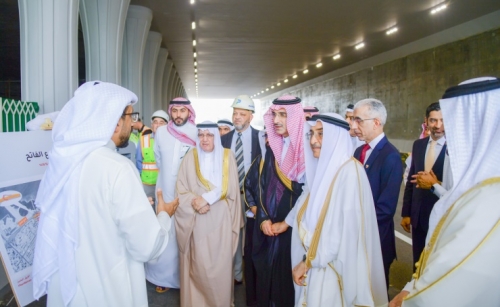 Al Fateh Highway underpass partially opened by Bahrain Deputy PM