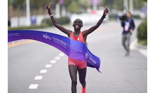 Bahrain’s Eunice Chumba races to women’s marathon gold at Asian Games