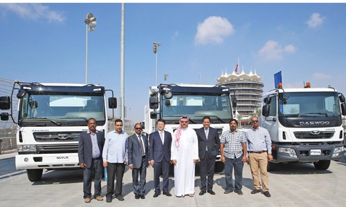 Motorcity introduces new  Daewoo trucks in Bahrain