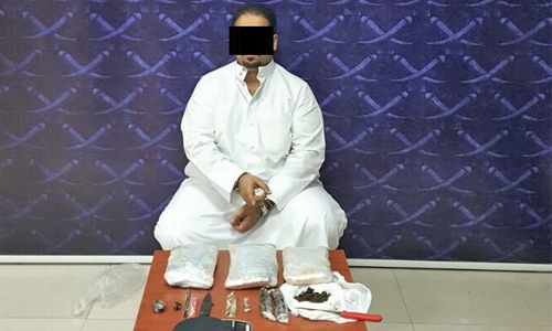 Man arrested with 3.5kg of hashish