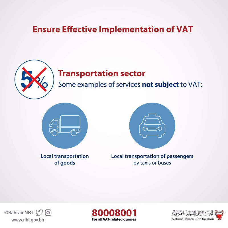 VAT News: Transportation Exemptions  