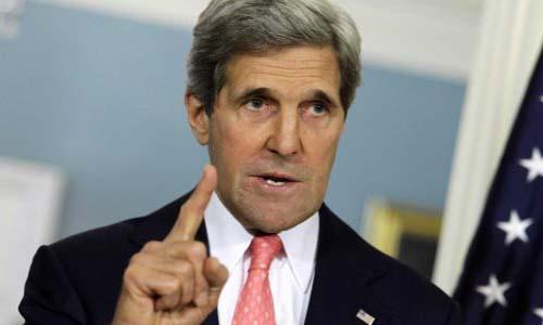 Kerry in Abu Dhabi for talks on Syria peace plan