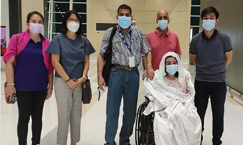 Filipino stroke patient repatriated from Bahrain