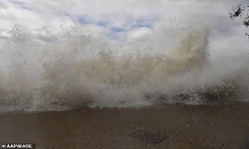 Massive waves swallow Australia's iconic Bondi Beach