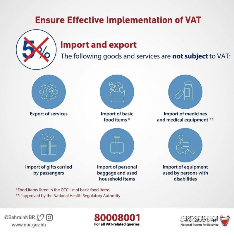 VAT News: Import and export of goods and services exempted from VAT 