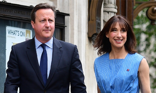 UK former first lady Samantha Cameron launches fashion line