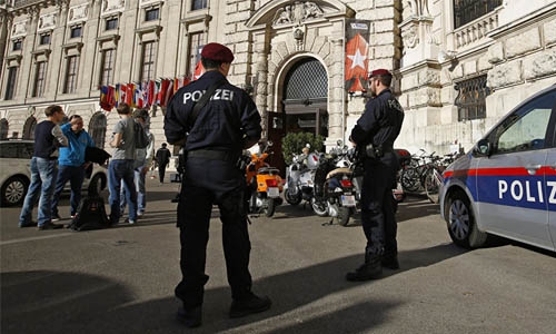 'Terror threats' against Austrian police stations