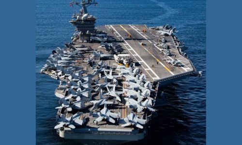 US orders carrier group to hasten Middle East arrival