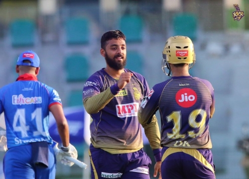 Chakravarthy five-for keeps Kolkata in IPL play-off race