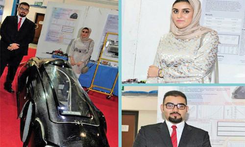 University of Bahrain students develop an environment-friendly car