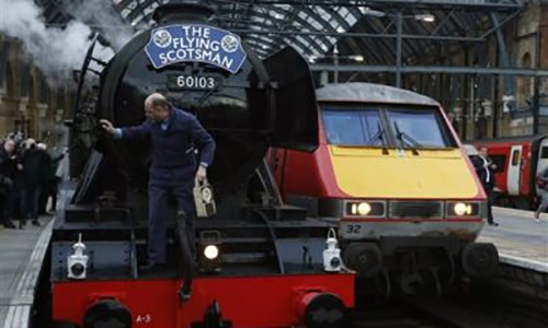 Legendary steam train returns in UK