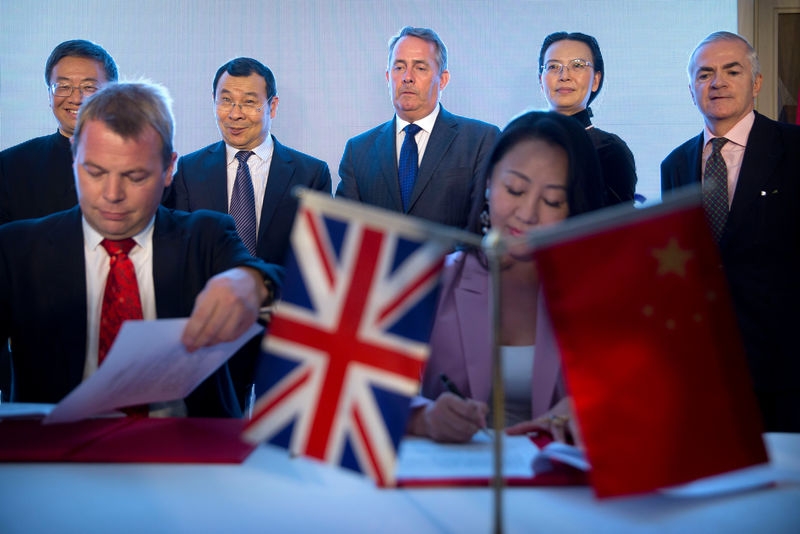 China poised to strike free trade agreement with UK