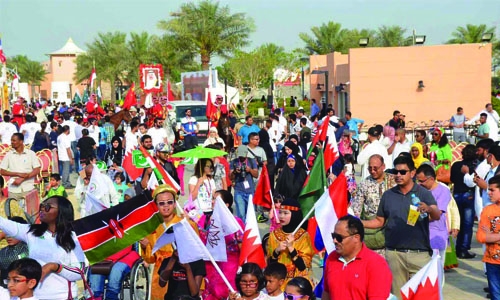 Huge crowd  welcome 'Bahrain for All' festival