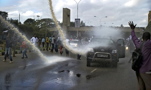At least one killed in Kenya protests