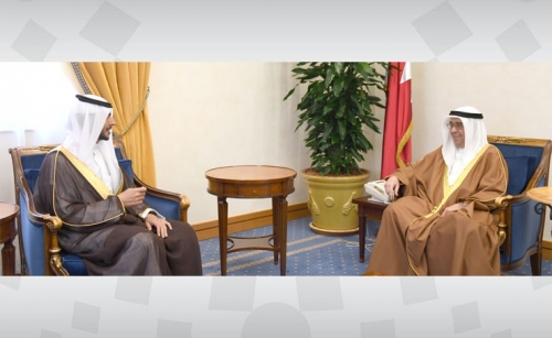 HH the Deputy Premier receives HRH the Prime Minister’s Court Undersecretary