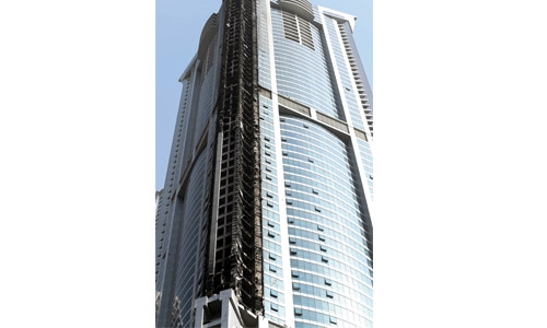 Blaze rips through  Dubai’s Torch Tower