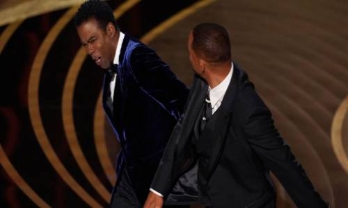 Will Smith smacks Chris Rock in viral Oscars 2022 moment