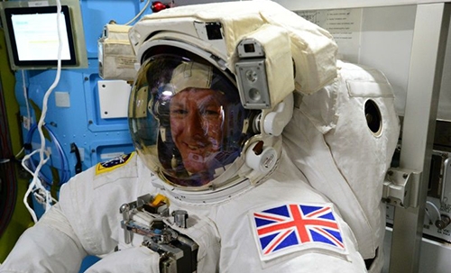 'Exhilarated' British astronaut starts first spacewalk