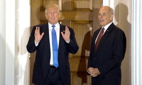 Trump taps retired general Kelly for Homeland Security chief