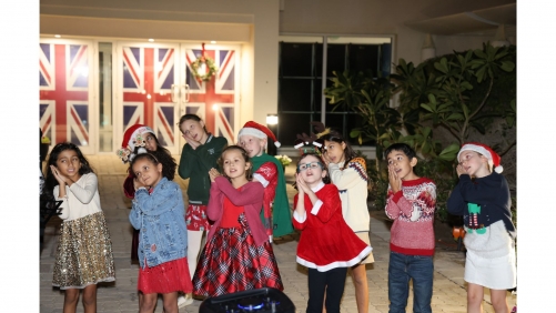 Festive Cheer: British Embassy in Bahrain Hosts Christmas Carols Celebration