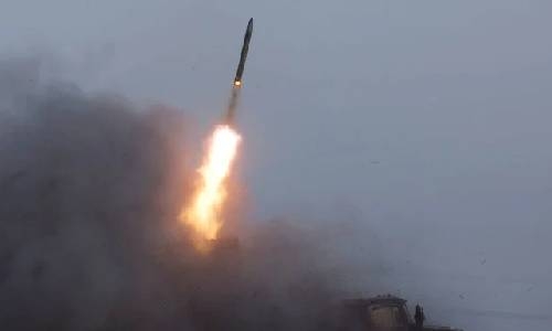 Russian missiles rain down on Ukraine towns as Putin says he is open to talks