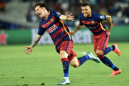 Pedro helps  Barca lift Super cup 