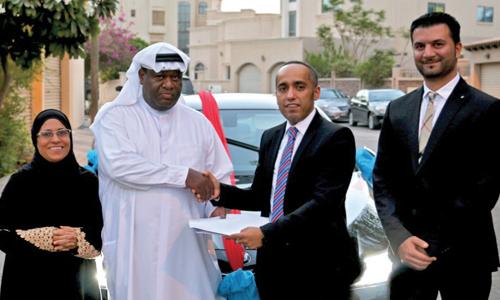 KHCB surprises Al Waffer winner with BMW