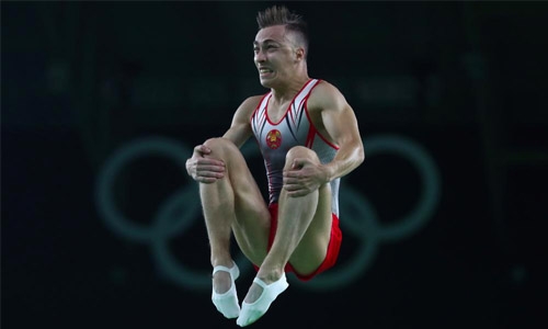 Belarus' Hancharou dethrones Dong in trampoline